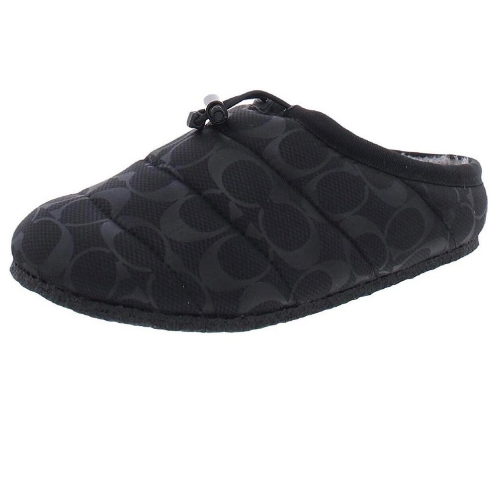 COACH ROCHELLE SLIPPERS BLACK NWB